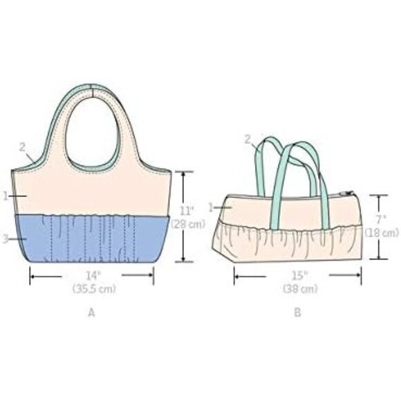 Kwik Sew K4149 Hobby Tote & Bag Sewing Pattern - Picture 3 of 4